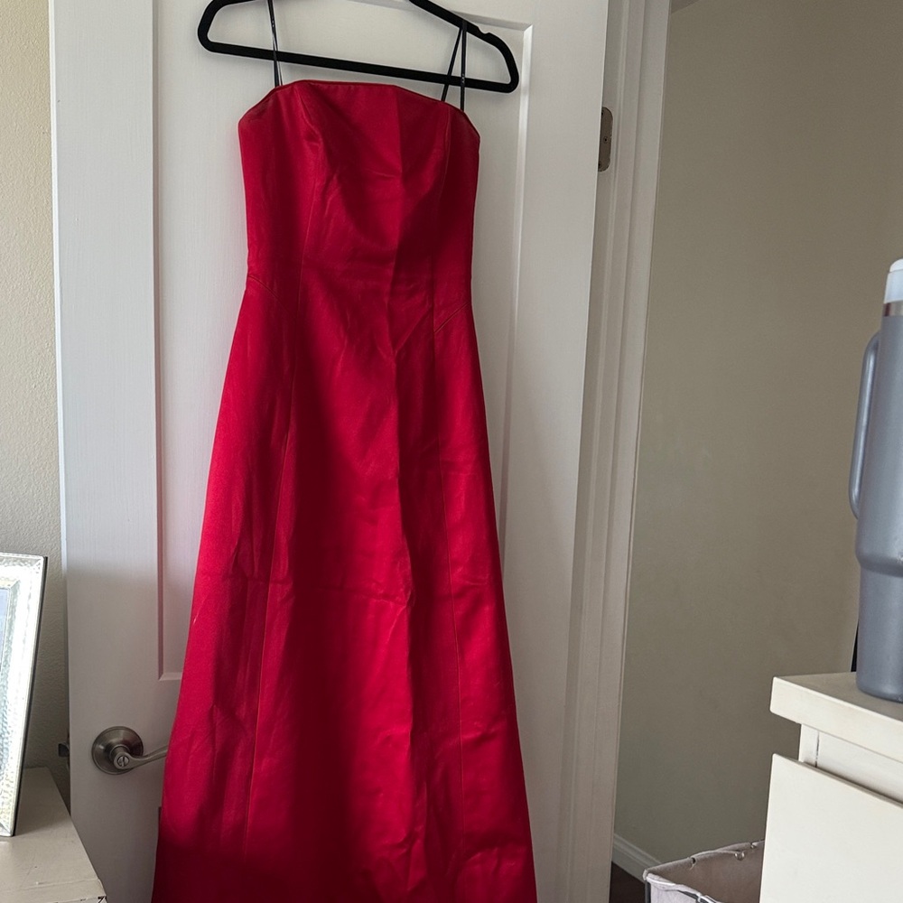ABS Allen Schwartz Red Maxi Dress